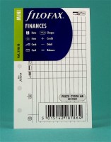 Diary refill mini finances